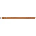 Weiteres Produktbild Rustikales Lederhalsband Heartbeat - braun M: 38-47cm/40mm