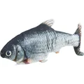 Fisch wie lebendig, zuckend, mit Katzenminze, Stoff, 30cm
