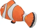 Fisch „NEMO“ als lebendig, zuckend, mit Katzenminze, Stoff, 26 cm