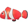 Fisch „NEMO“ als lebendig, zuckend, mit Katzenminze, Stoff, 26 cm