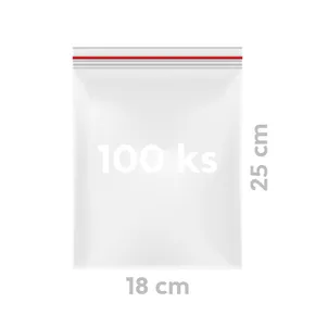 Schnellverschlussbeutel (LDPE) 18 x 25 cm [100 St.]