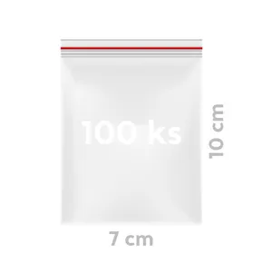 Schnellverschlussbeutel (LDPE) 7 x 10 cm [100 St.]