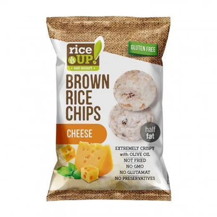 Hauptproduktbild Rýžové chipsy, sýr, 60 g, RICE UP