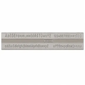 Schablone 748051 Buchstaben 5 mm