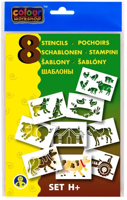 Hauptproduktbild Šablona foukací fixy 9996 H+ farma [8 ks]