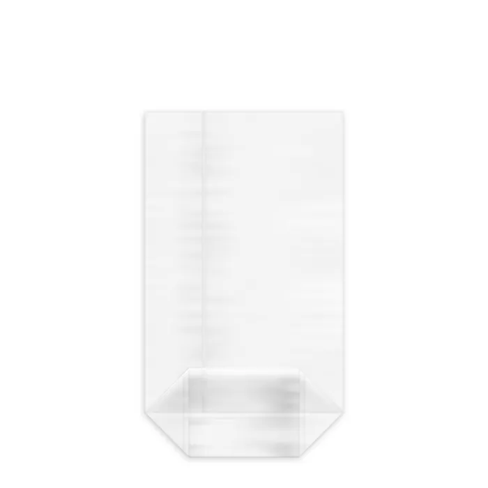 Hauptproduktbild Sáček čirý celofán (OPP) s křížovým dnem 11,5 x 19 + 4,5 cm [100 ks]