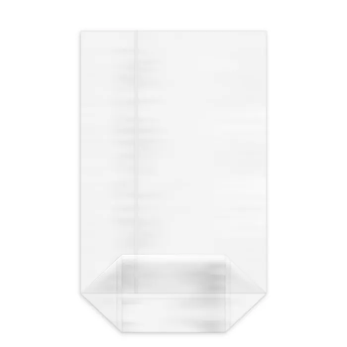 Hauptproduktbild Sáček čirý celofán (OPP) s křížovým dnem 16 x 27 + 6,5 cm [100 ks]