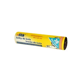 Mülleimerbeutel (HDPE) schwarz 50 x 60 cm 30L `M` [20 St.]