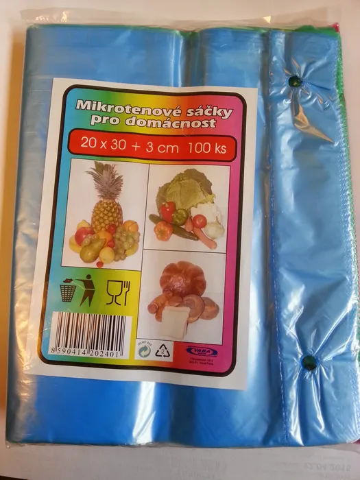 Hauptproduktbild Sáčky mikrotenové mix barev 20x30 cm [50 ks]
