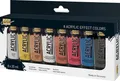 Set von Acrylfarben Metallic "Solo Goya", 8 Farben, 20 ml in Rohr, Kreatur