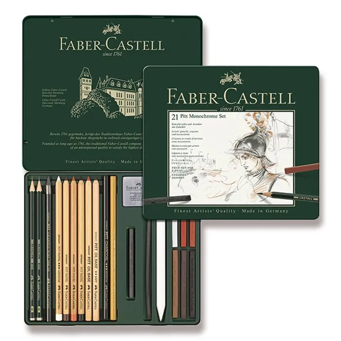 Hauptproduktbild Sada Faber-Castell 112976 Pitt Monochrome 21 kusů