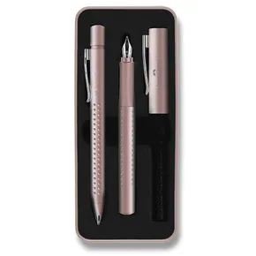 Faber-Castell Grip Edition 2011 Füllhalter und Kugelschreiber Set, Pink