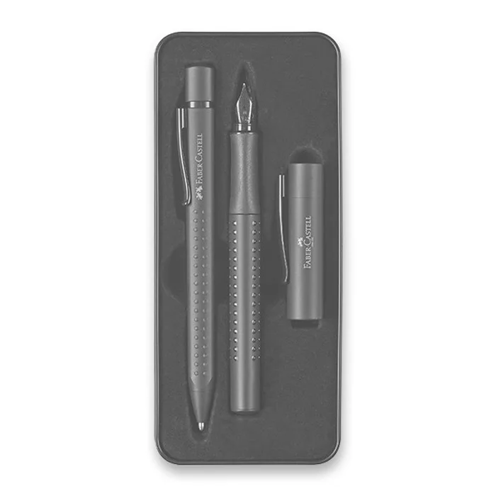 Hauptproduktbild Sada Faber-Castell Grip Edition plnicí pero a kuličková tužka, černá