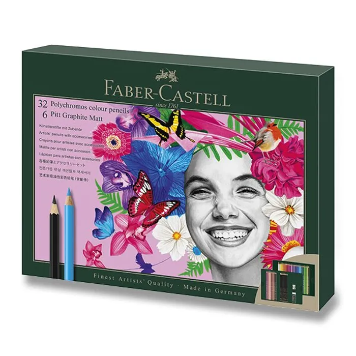Hauptproduktbild Sada Faber-Castell Polychromos & Pitt Graphite Matt 40 ks