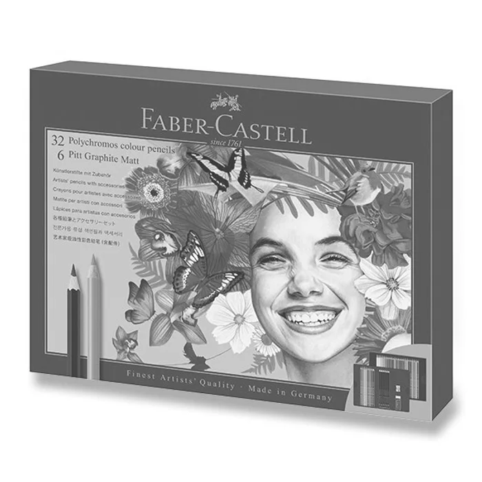 Hauptproduktbild Sada Faber-Castell Polychromos & Pitt Graphite Matt 40 ks