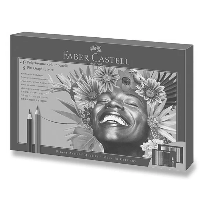 Hauptproduktbild Sada Faber-Castell Polychromos & Pitt Graphite Matt 50 ks