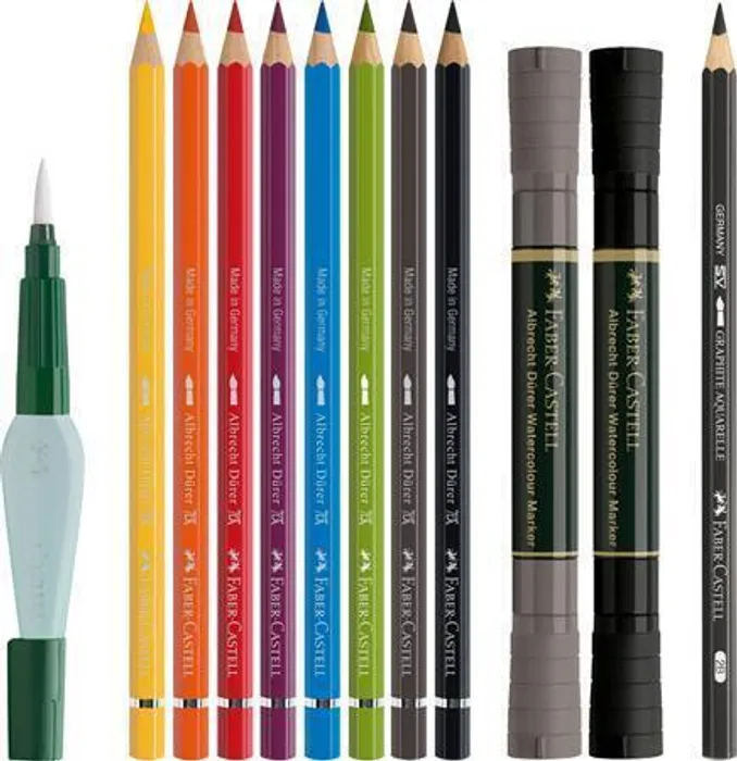 Hauptproduktbild Sada Faber-Castell Try-it box, Albrech Dürer, mokrá technika - 12 ks