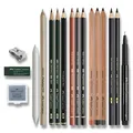 Weiteres Produktbild Faber-Castell Try-it Box-Set Trockentechnik - 17-teilig