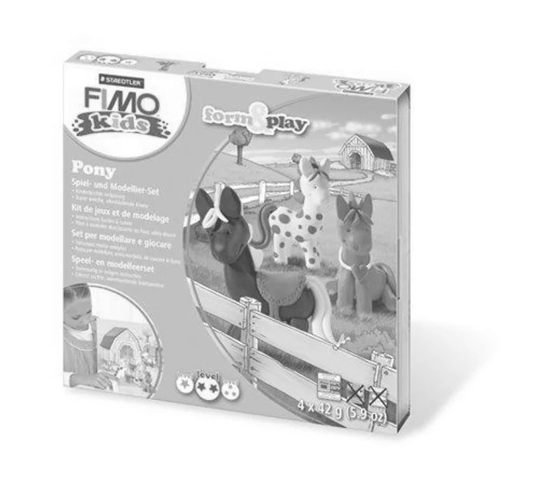 Hauptproduktbild Sada FIMO® 8034 kids form&play "Pony" Poníci
