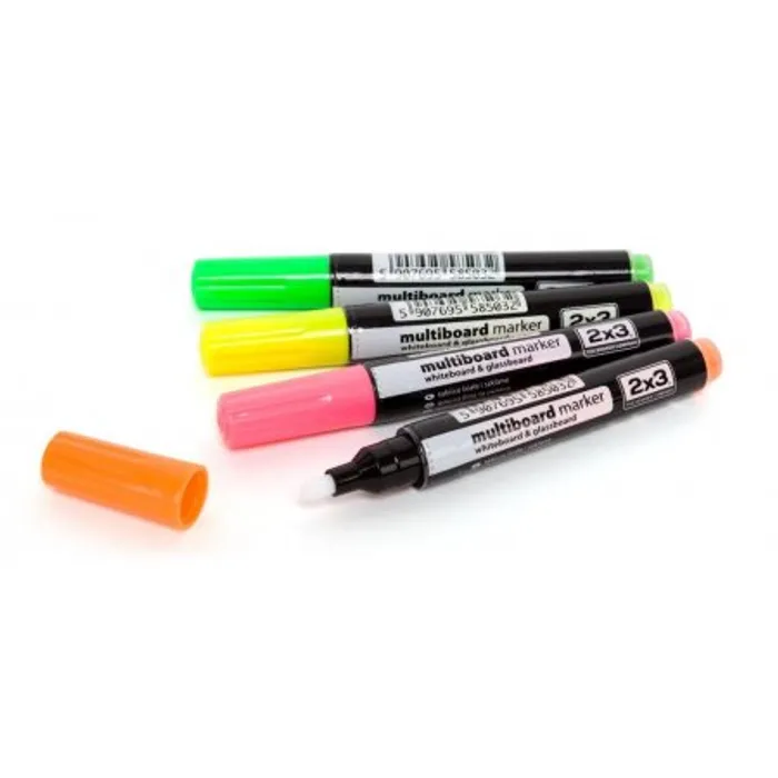 Hauptproduktbild Sada fluorescentních popisovačů na skleněné tabule-4 ks