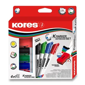 Kores K-Marker Set 4 Marker + magnetischer Schwamm