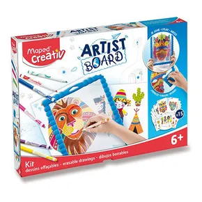 MAPED Creativ Maltafel-Set Transparente Tafel zum Malen