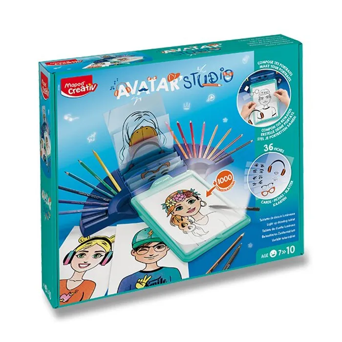 Hauptproduktbild Sada Maped Creativ Avatar Studio tabulka s podsvícením