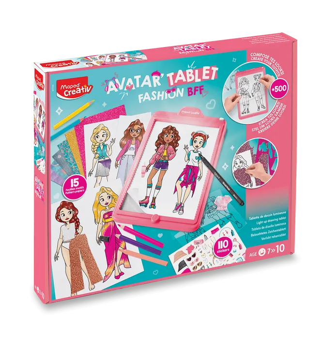 Hauptproduktbild Sada Maped Creativ Avatar Tablet - Fashion BFF
