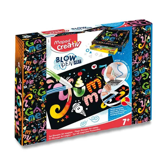 Hauptproduktbild Sada Maped Creativ Blowpen Art Magic Foukací pero 15 barev