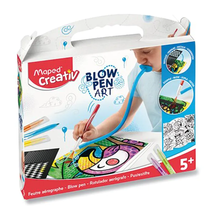 Hauptproduktbild Sada Maped Creativ Blowpen Pop´Art Foukací pero 6 barev