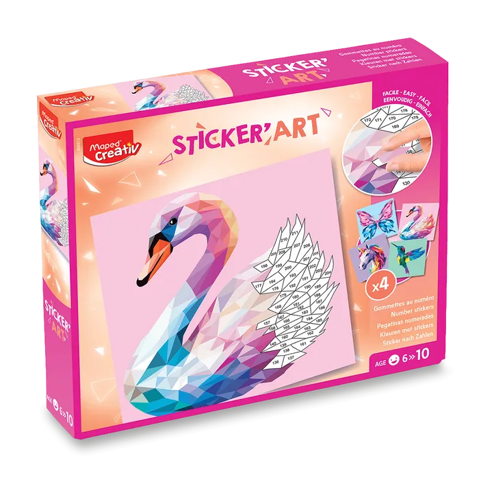 Hauptproduktbild Sada Maped Creativ Sticker´Art samolepky - Elegantní tvorové