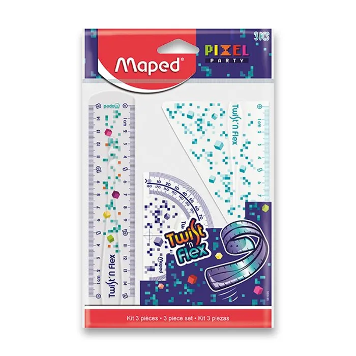 Hauptproduktbild Sada Maped Twist´n Flex Pixel Party 3dílná sada