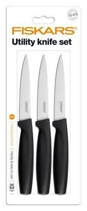 Hauptproduktbild Sada nožů "Functional Form", 11cm, FISKARS, černá