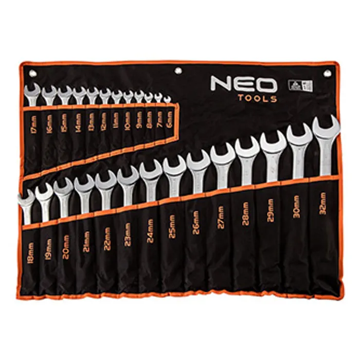 Hauptproduktbild Sada očkových klíčů, 09-754, 6-32mm, z chrom-vanadiové oceli, Neo Tools