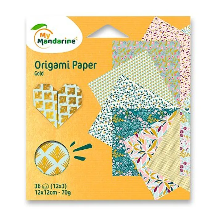 Hauptproduktbild Sada papírů Avenue Mandarine Origami Gold - 36 listů