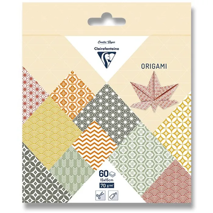 Hauptproduktbild Sada papírů Clairefontaine Origami Autumn, 60 listů