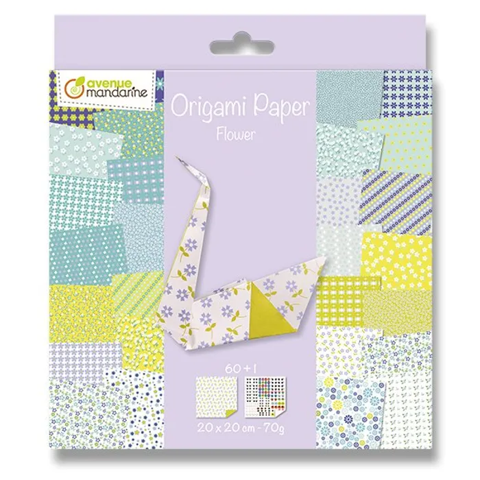 Hauptproduktbild Sada papírů Clairefontaine Origami Kytky