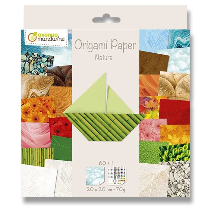 Hauptproduktbild Sada papírů Clairefontaine Origami Příroda