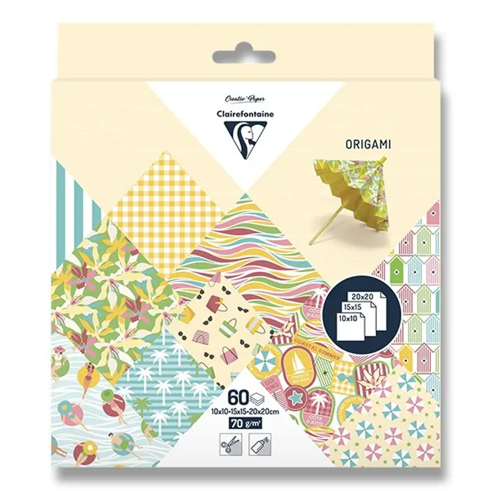 Hauptproduktbild Sada papírů Clairefontaine Origami Riviera