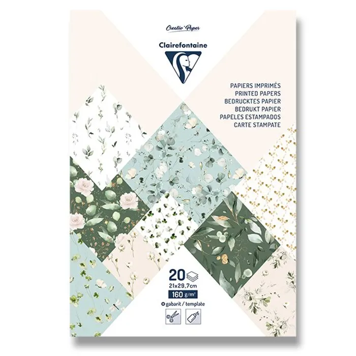 Hauptproduktbild Sada papírů Clairefontaine Origami Romantic A4