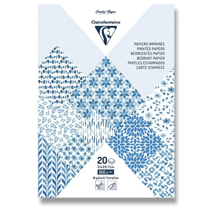 Hauptproduktbild Sada papírů Clairefontaine Origami Shibory A4