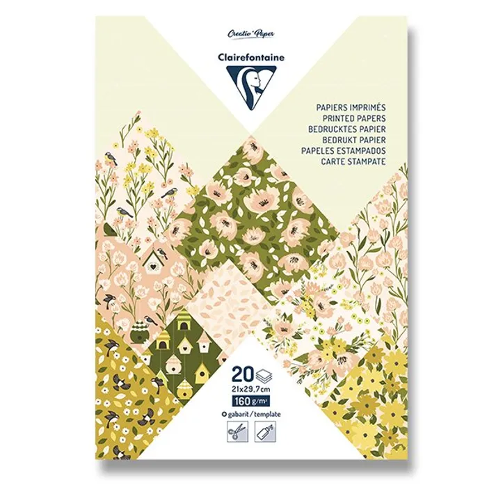 Hauptproduktbild Sada papírů Clairefontaine Origami Spring A4
