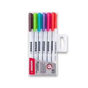 Kores K-Marker W1 Set mit 6 Farben