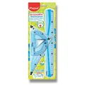 Maped Shatterproof Flex Lineal-Set, 3-teiliges Set, Blister
