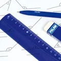 Linealset MILAN „FLEX“ flexibel, blau