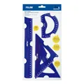 Linealset MILAN „FLEX“ flexibel, blau