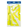 Weiteres Produktbild Linealset MILAN „FLEX“ flexibel, gelb