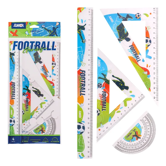 Hauptproduktbild Sada pravítek S30 FOOTBALL 4 ks