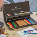 Weiteres Produktbild Set zum Zeichnen Faber-Castell 110084 Compendium Holzbox, 53-tlg