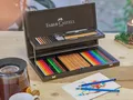 Set zum Zeichnen Faber-Castell 110084 Compendium Holzbox, 53-tlg